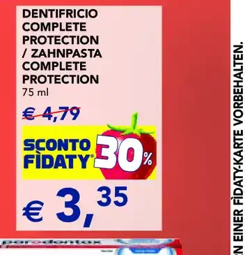 Dentifricio Complete Protection Parodontax