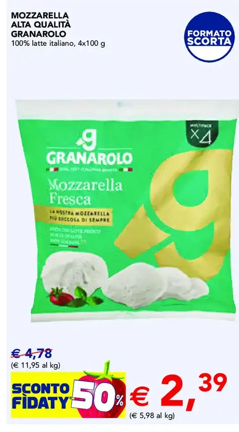 Mozzarella fresca Granarolo