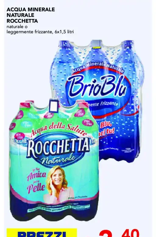 Acqua minerale naturale Rocchetta