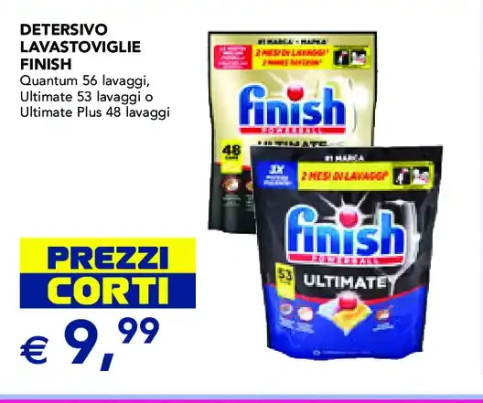 Detersivo lavastoviglie Finish