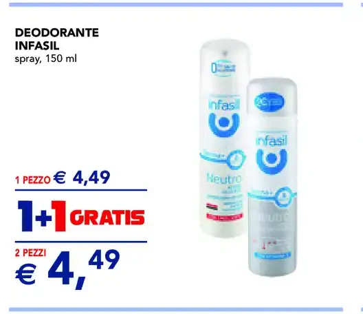 Deodorante Infasil
