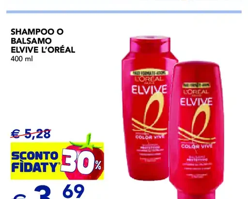 Shampoo o balsamo Elvive L'Oréal