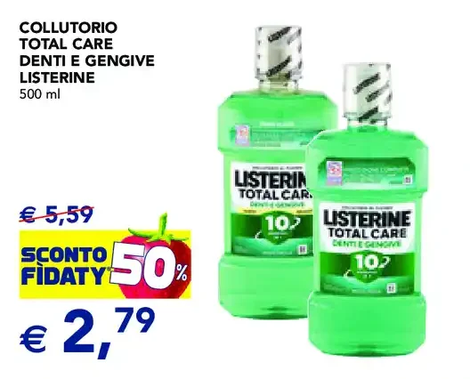 Collutorio Total Care Denti e Gengive Listerine