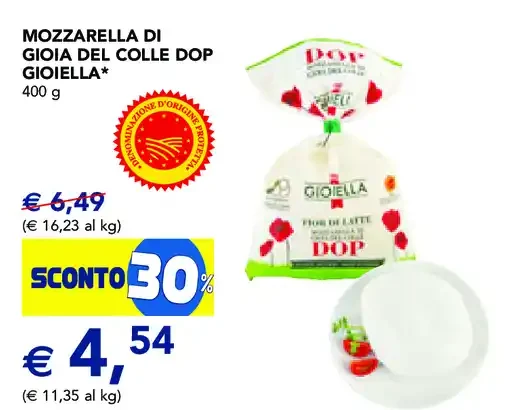 Mozzarella di Gioi del Colle DOP Gioiella