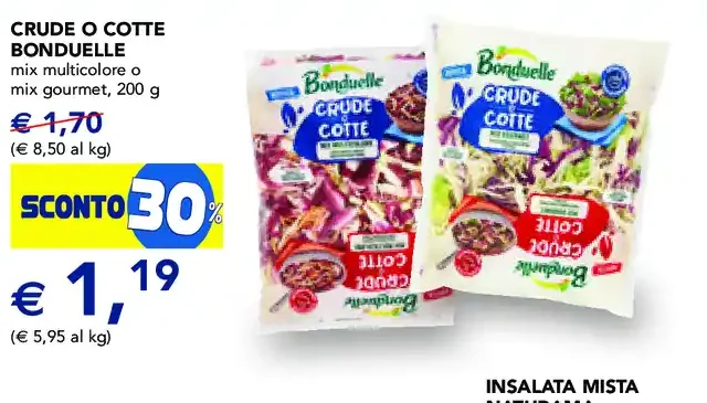 Crude o Cotte Bonduelle