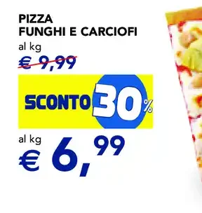 Pizza funghi e carciofi