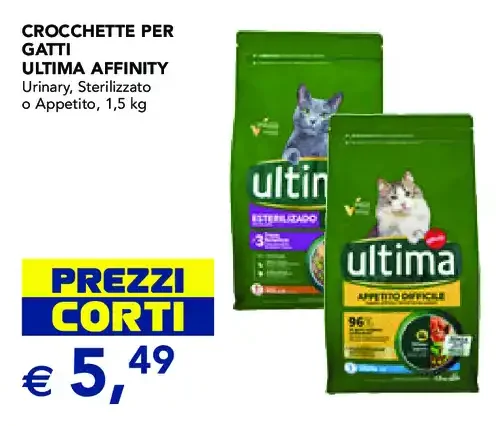 Crocchette per gatti Ultima Affinity