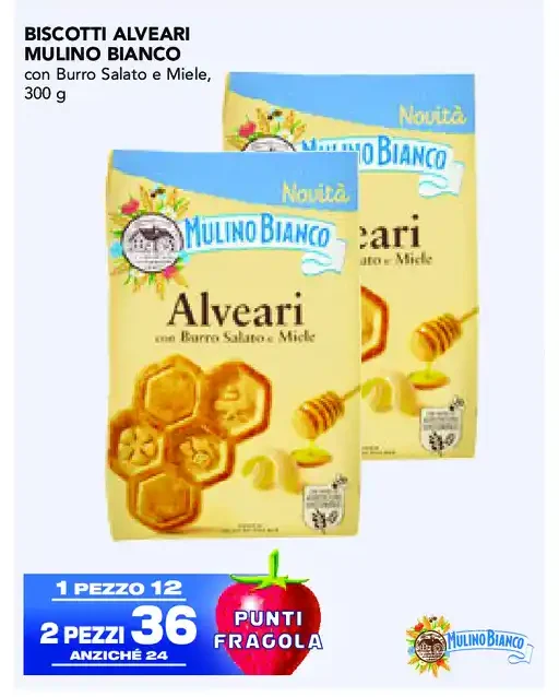 Biscotti Mulino Bianco Alveari