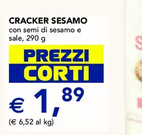 Cracker sesamo