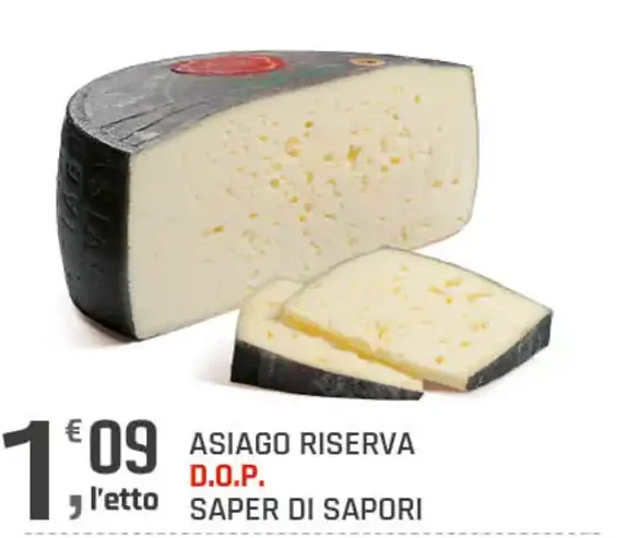 Asiago riserva DOP