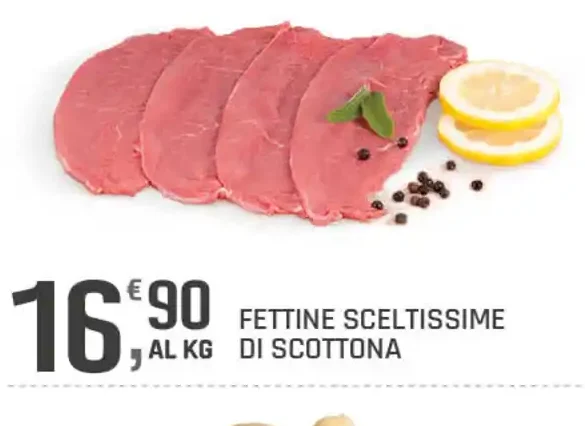 Fettine sceltissime di scottona