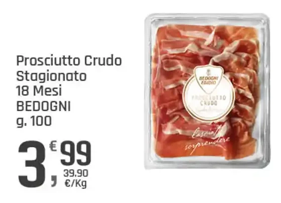 Prosciutto crudo stagionato 18 mesi
