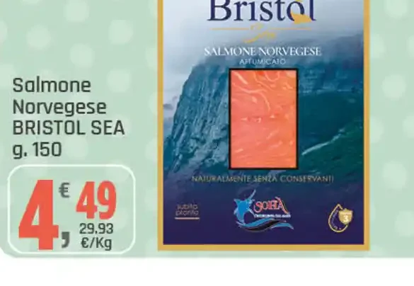 Salmone norvegese Bristol Sea