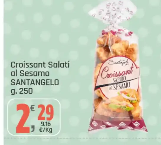 Croissant salati al sesamo Santangelo