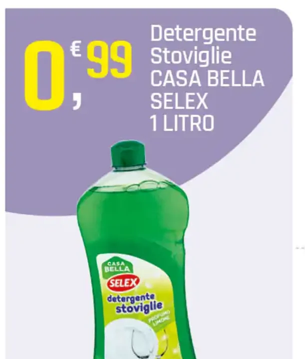 Detergente stoviglie Casa Bella Selex