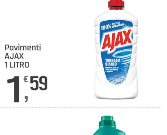 Detergente pavimenti Ajax