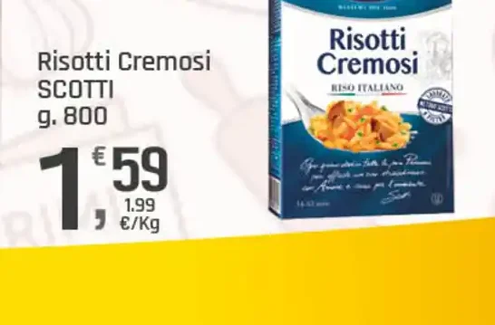 Risotti cremosi