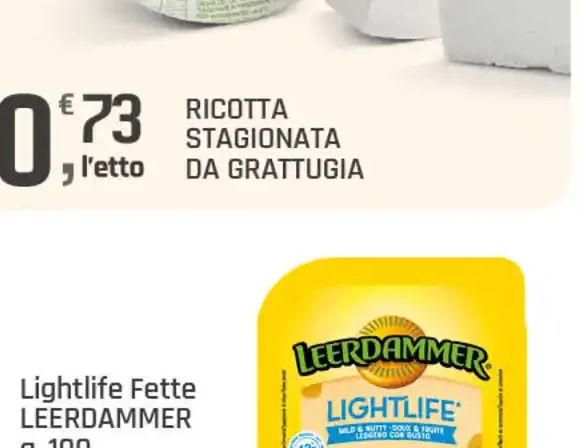 Ricotta stagionata da grattugia