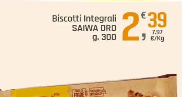 Biscotti Integrali