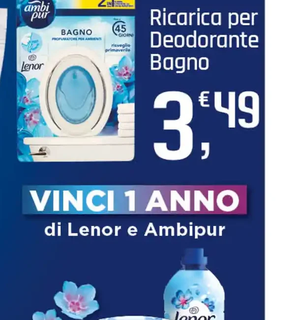 Ambi Pur Ricarica Deodorante Bagno