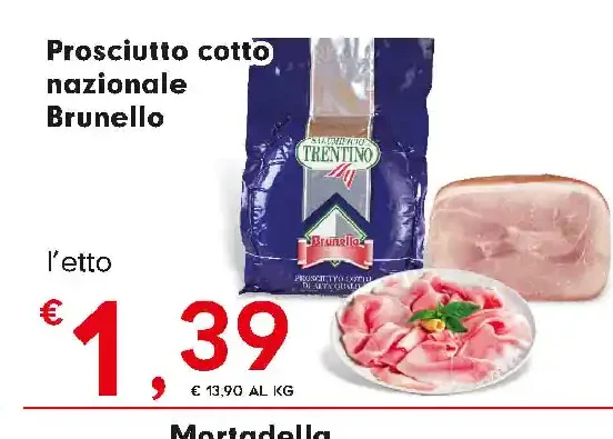 Prosciutto cotto nazionale