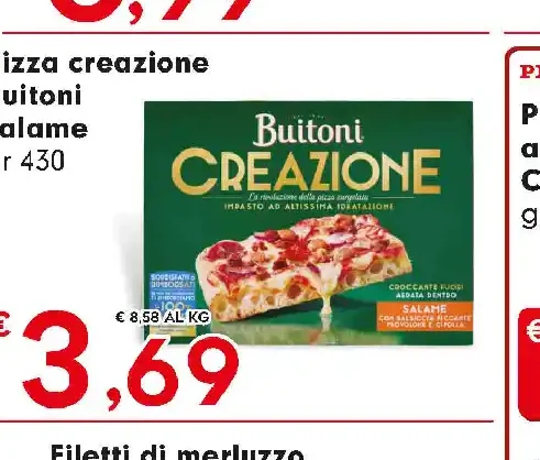Pizza Creazione Buitoni salame