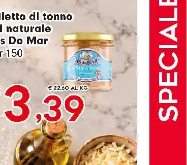 Filetto di tonno al naturale