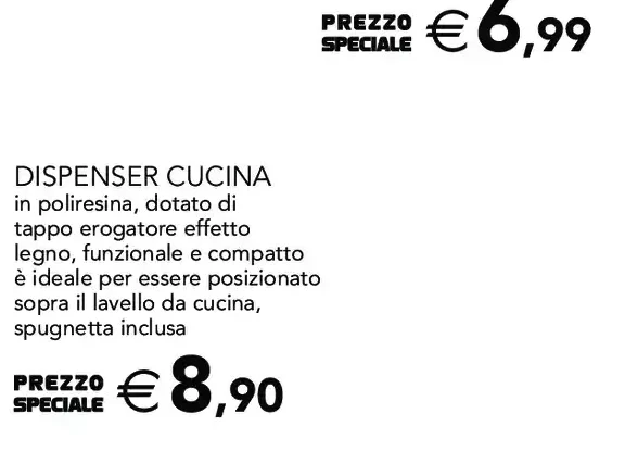 Dispenser cucina