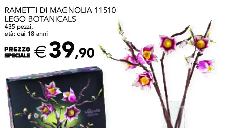 Rametti di magnolia LEGO Botanicals 11510