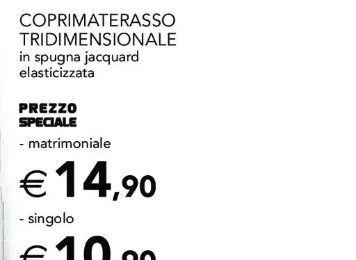 Coprimaterasso tridimensionale