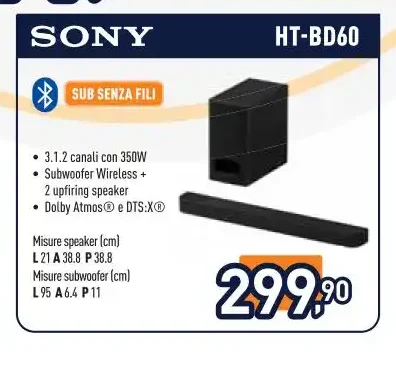 Sony HT-BD60 soundbar