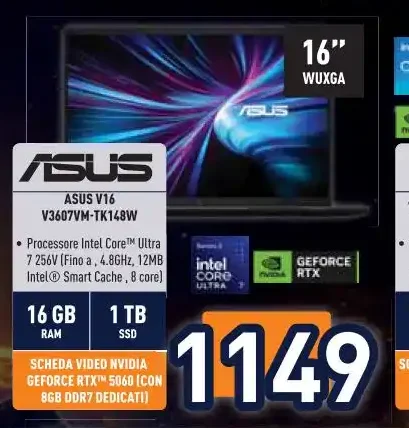 Laptop gaming Asus V16