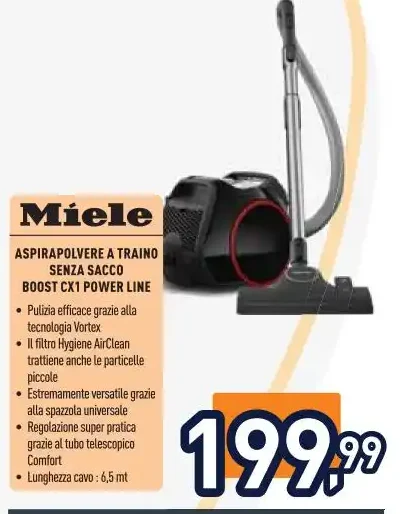 Aspirapolvere a traino Boost CX1 PowerLine