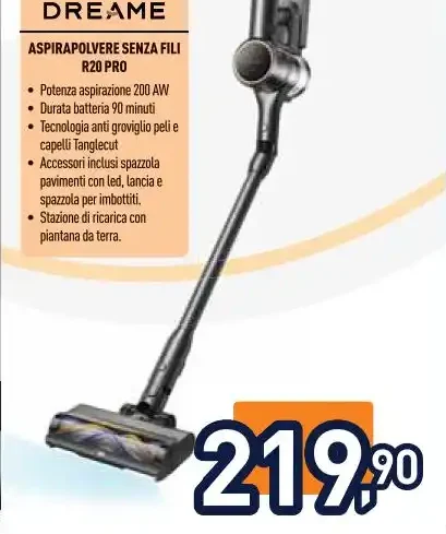 Aspirapolvere senza fili R20 Pro