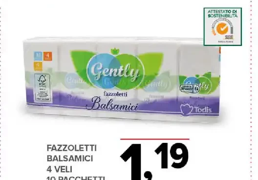 Fazzoletti balsamici 4 veli