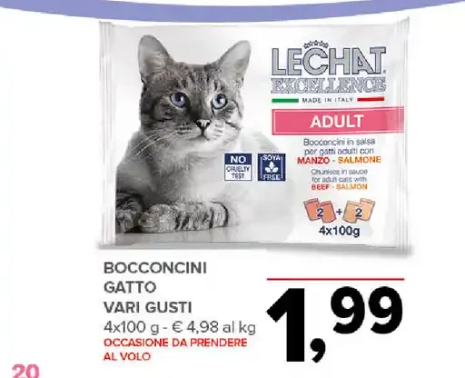 Bocconcini gatto vari gusti