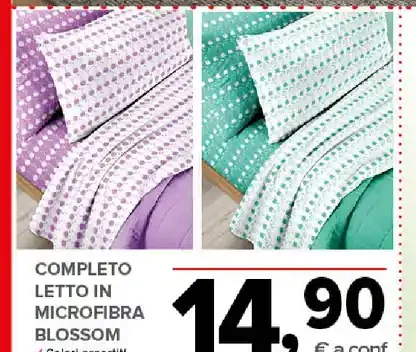 Completo letto in microfibra Blossom