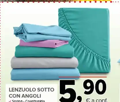 Lenzuolo sotto con angoli