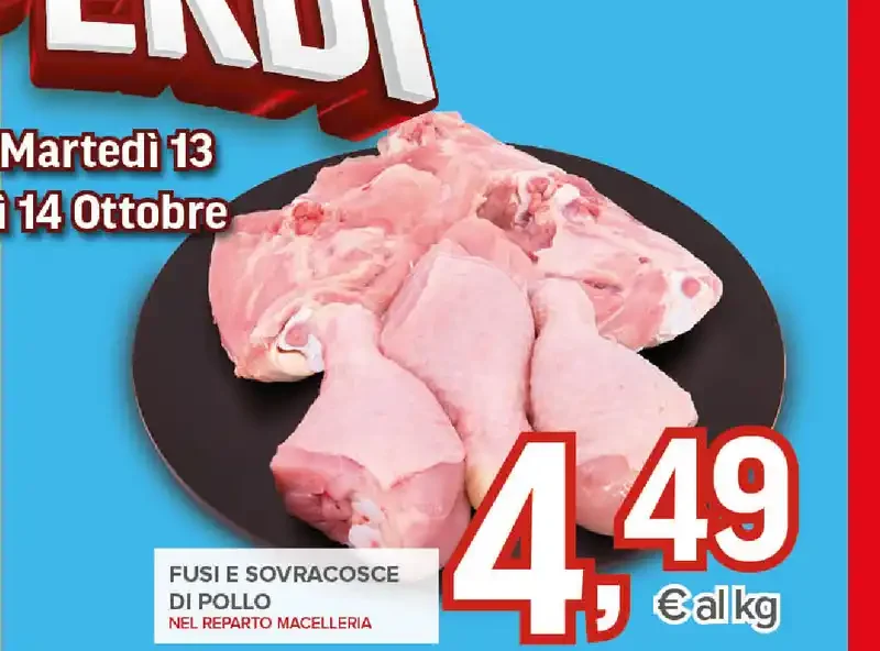 Fusi e sovracosce di pollo