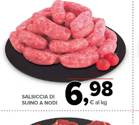 Salsiccia di suino a nodi