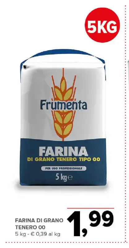 Farina di grano tenero 00