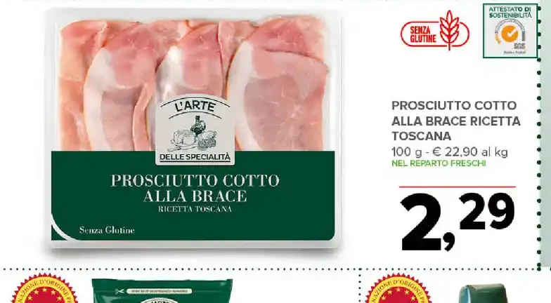 Prosciutto cotto alla brace ricetta toscana