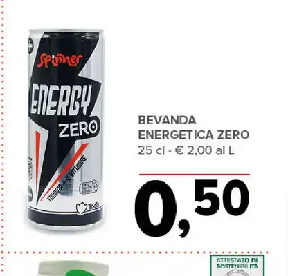 Bevanda energetica zero
