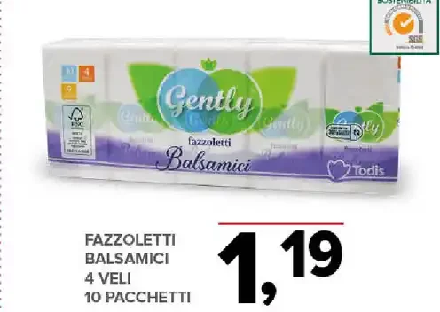 Fazzoletti balsamici 4 veli