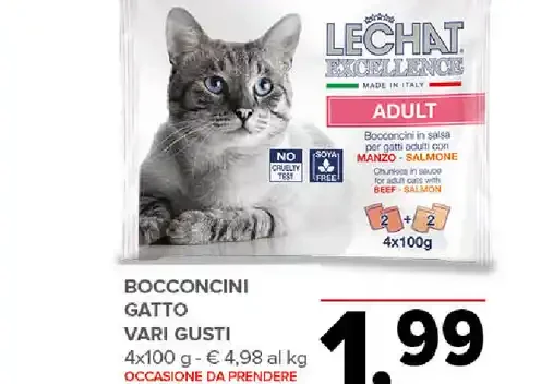 Bocconcini gatto vari gusti