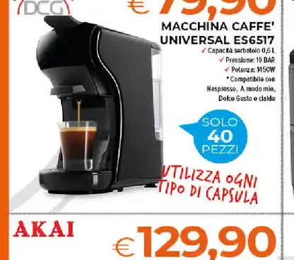 Macchina caffè universale