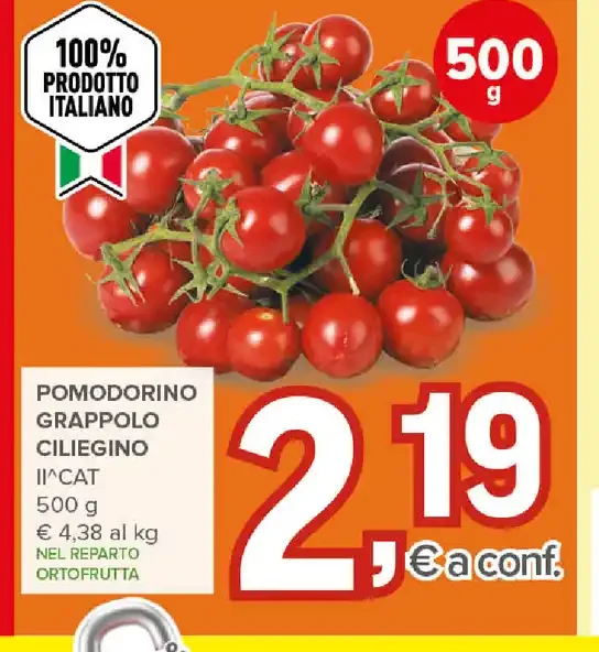 Pomodorino grappolo ciliegino