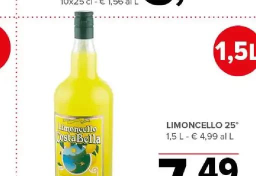 Limoncello 25°