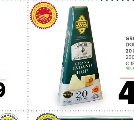 Grana Padano DOP riserva 20 mesi