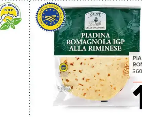 Piadina Romagnola IGP alla riminese